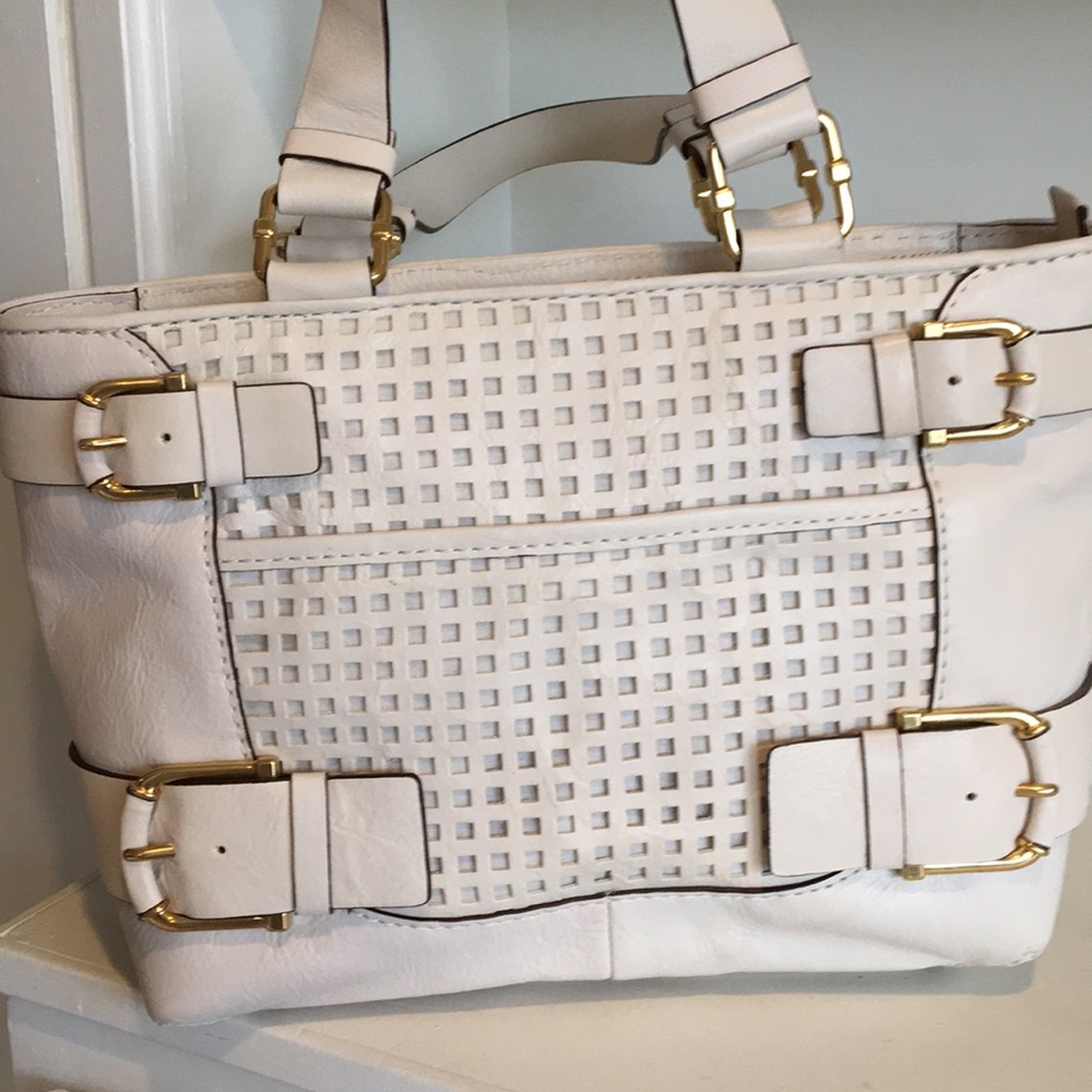RARE leather Michael Kors $288 The Yacht Club - Picture 2 of 7